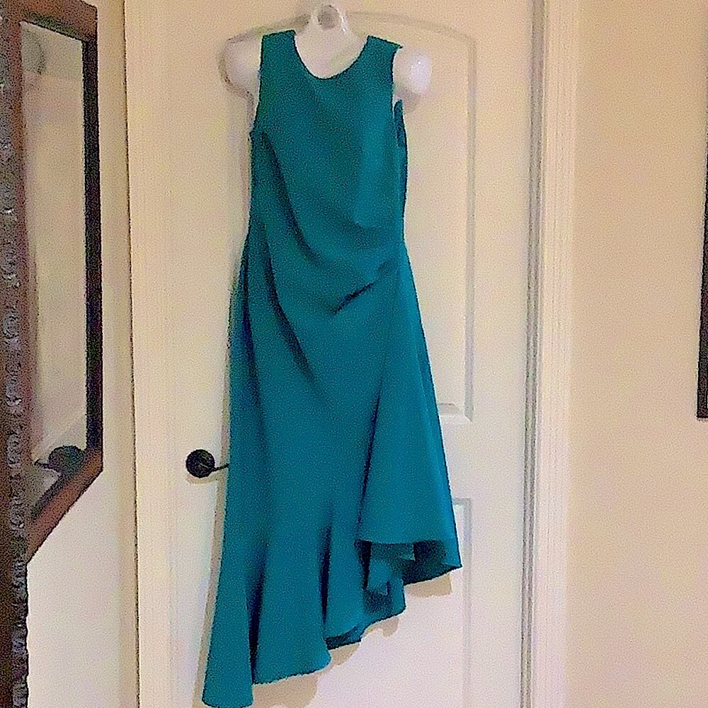 Eliza J Teal Formal Wedding Prom Ball Gown Size 12. Worn one time.